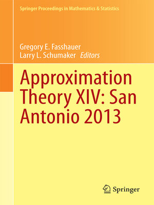 cover image of Approximation Theory XIV